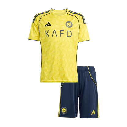 Set Tricouri Fotbal Al Nassr Acasă 2025/26 Pentru Copii
