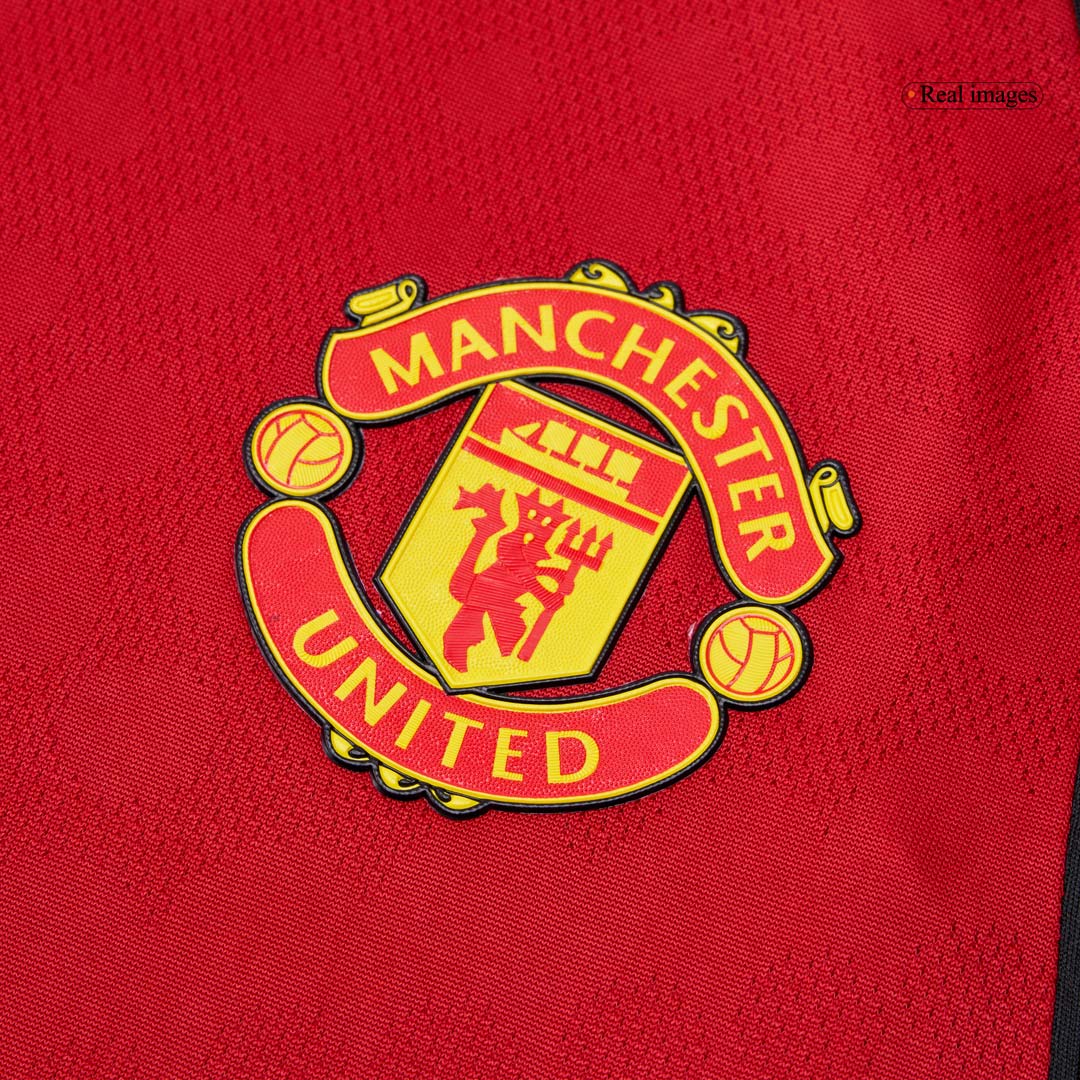 Tricouri Fotbal Manchester United B.FERNANDES #8 Acasă 2025/26 Authentic