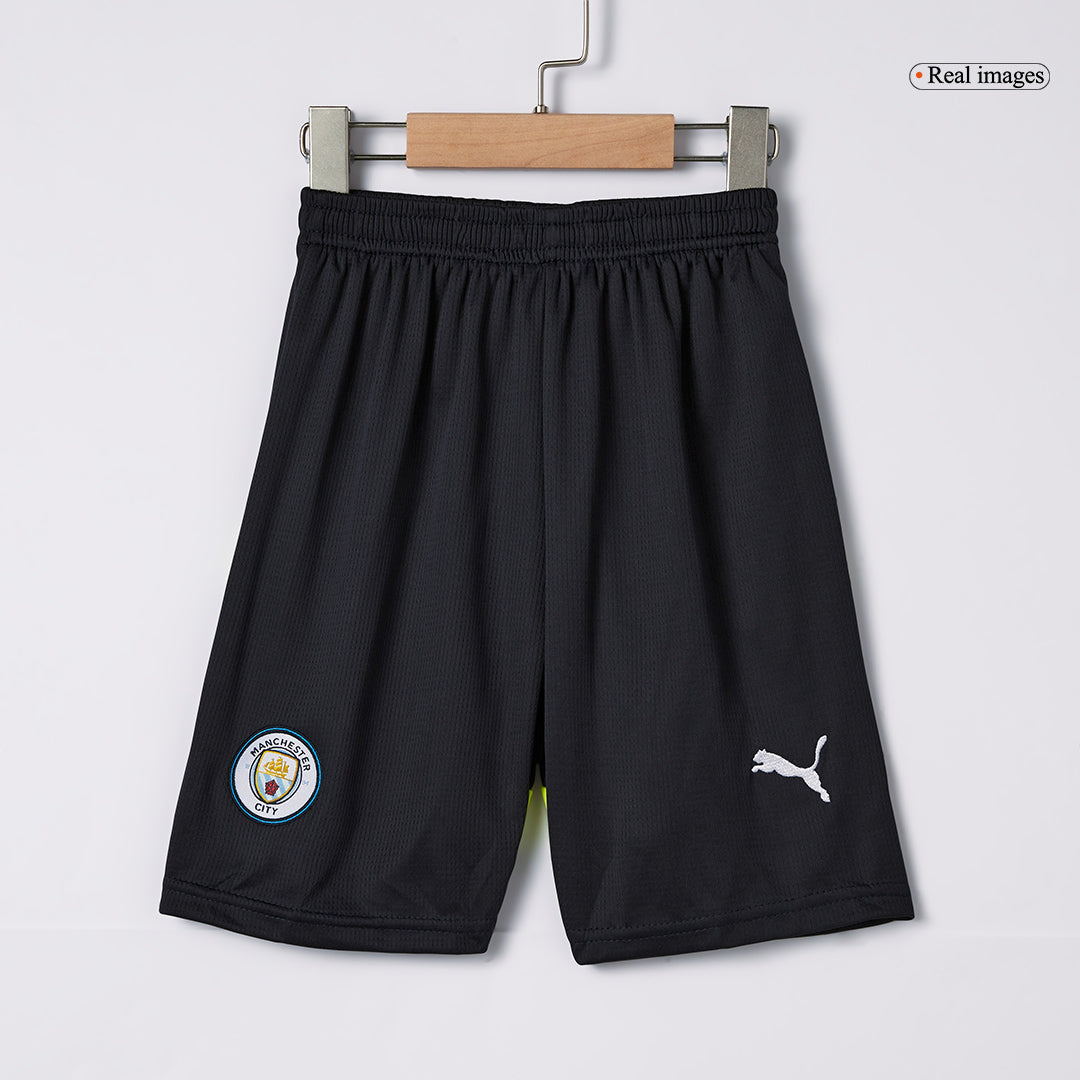 Set Tricouri Fotbal Manchester City Deplasare 2024/25 Pentru Copii