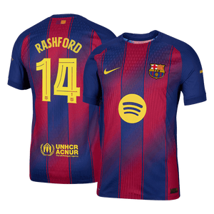 Tricouri Fotbal Barcelona RASHFORD #14 Acasă 2025/26 Authentic - UCL