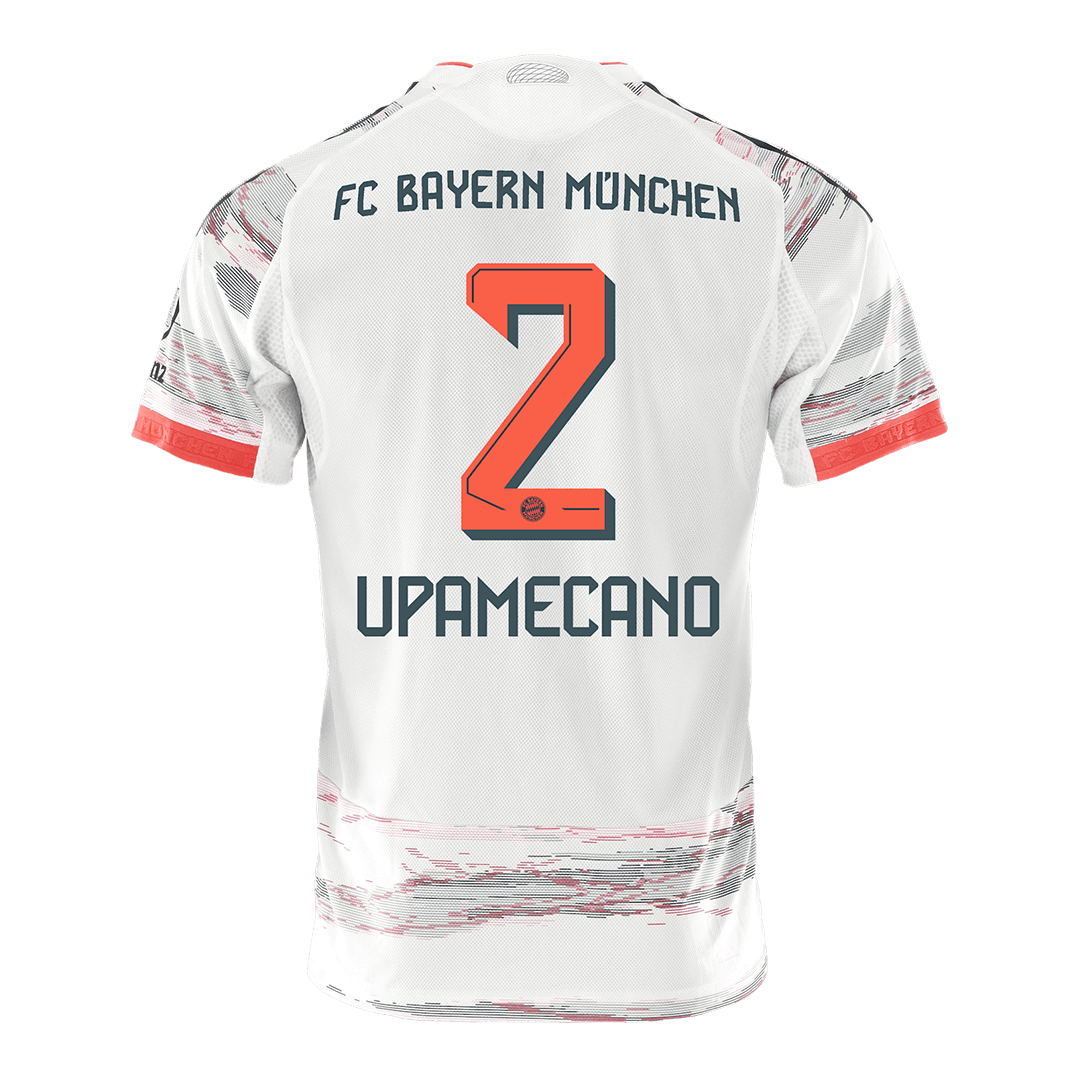 Tricouri Fotbal Bayern Munchen UPAMECANO #2 Deplasare 2025/26 Authentic
