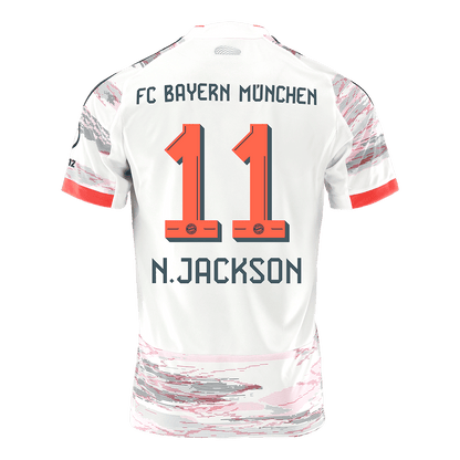 Tricouri Fotbal Bayern Munchen N.JACKSON #11 Deplasare 2025/26