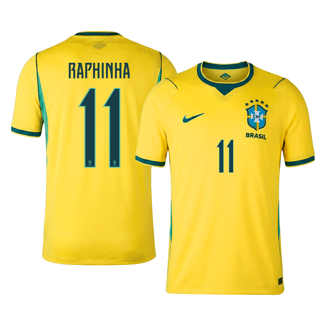Tricouri Fotbal Brazilia RAPHINHA #11 Acasă Cupa Mondială 2026