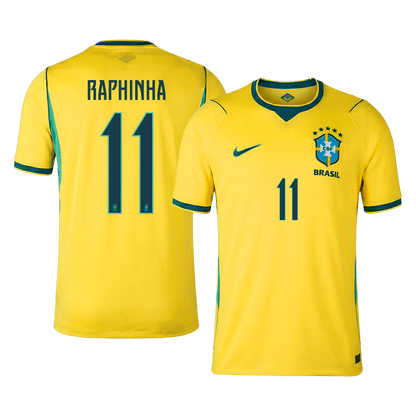 Tricouri Fotbal Brazilia RAPHINHA #11 Acasă Cupa Mondială 2026