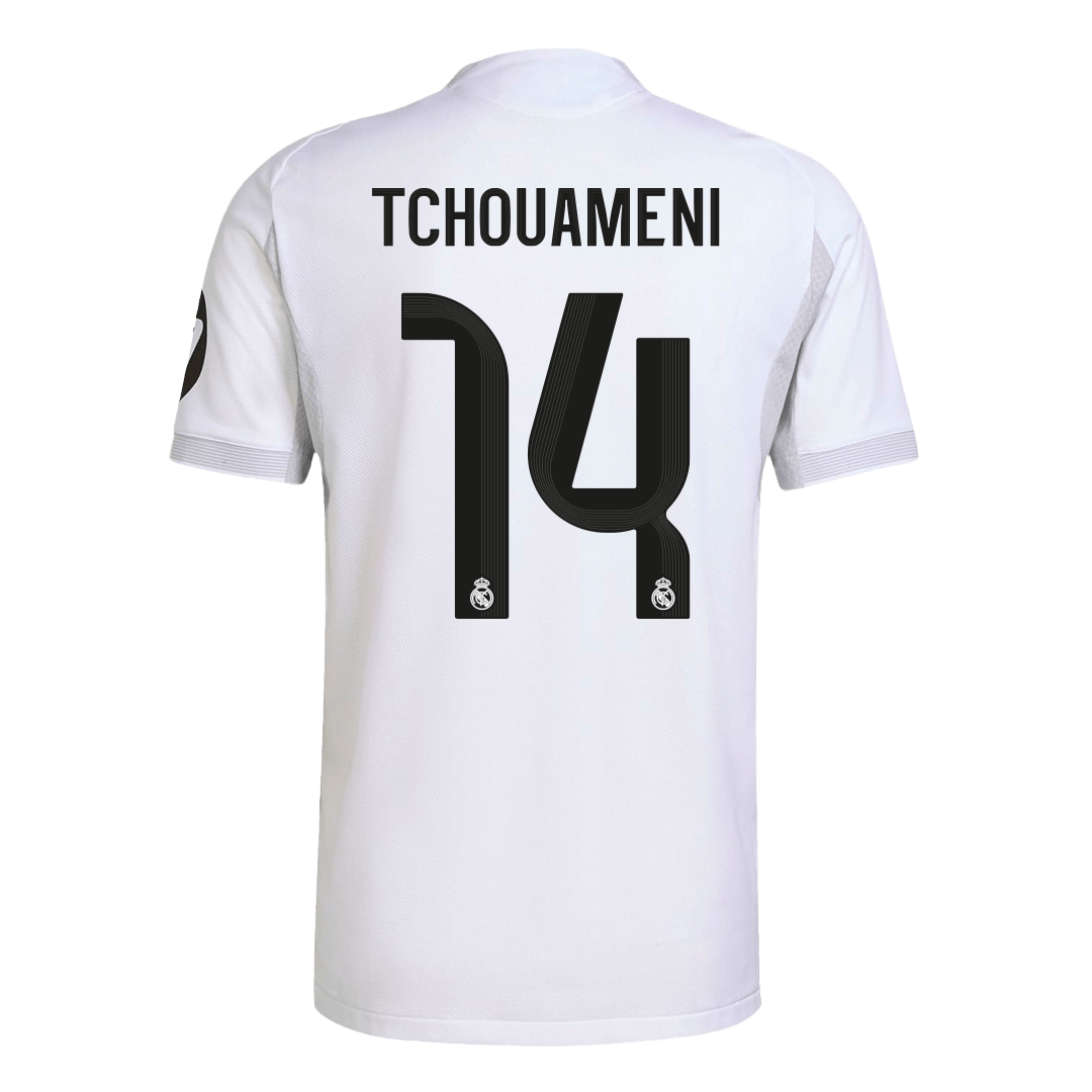 Tricouri Fotbal Real Madrid TCHOUAMENI #14 Acasă 2025/26 Authentic