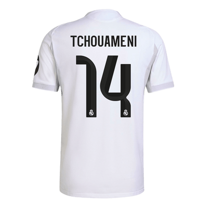 Tricouri Fotbal Real Madrid TCHOUAMENI #14 Acasă 2025/26 Authentic