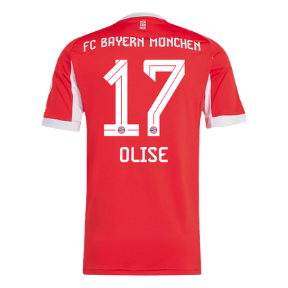 Tricouri Fotbal Bayern Munchen OLISE #17 Acasă 2025/26 - Premium