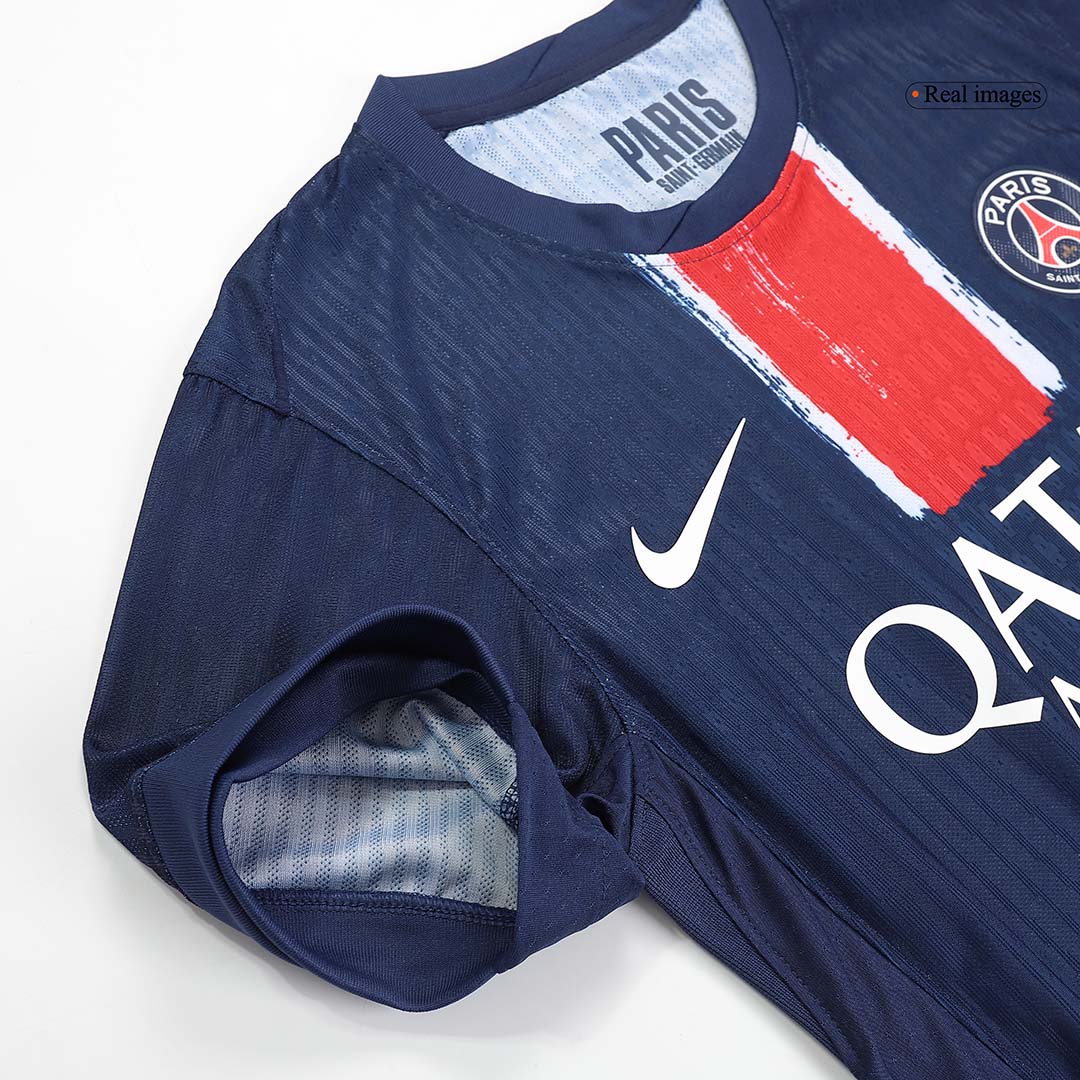Tricouri Fotbal PSG CHAMPIONS #25 Acasă 2024/25 Authentic - CHAMPIONS OF EUROPE