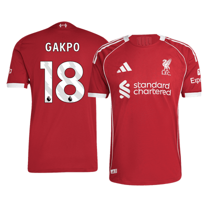 Tricouri Fotbal Liverpool GAKPO #18 Acasă 2025/26 Authentic