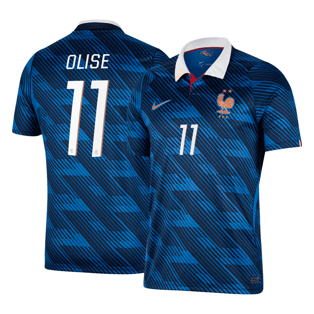 Tricouri Fotbal Franța OLISE #11 Acasă Cupa Mondială 2026