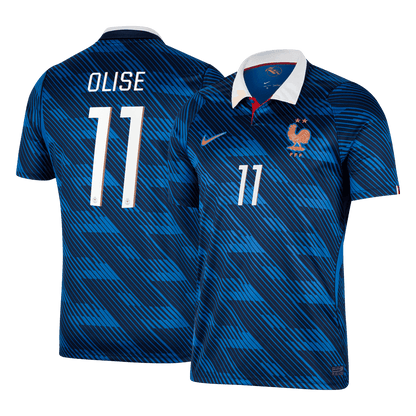 Tricouri Fotbal Franța OLISE #11 Acasă Cupa Mondială 2026