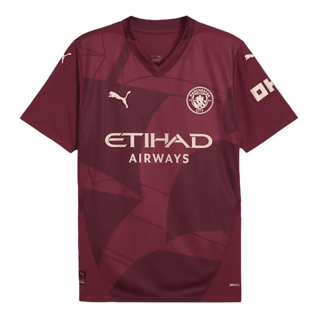 Tricouri Fotbal Manchester City Treilea 2024/25 (mărime mare)
