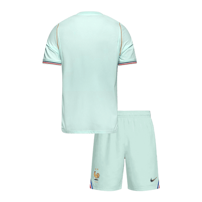 Set Tricouri Fotbal Franța Deplasare Cupa Mondială 2026 Pentru Copii
