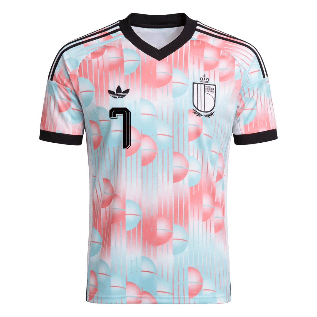 Tricouri Fotbal Belgium DE BRUYNE #7 Deplasare Cupa Mondială 2026