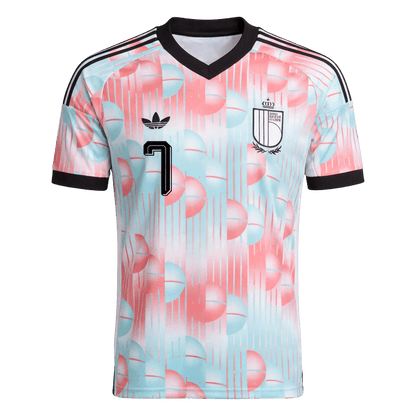 Tricouri Fotbal Belgium DE BRUYNE #7 Deplasare Cupa Mondială 2026