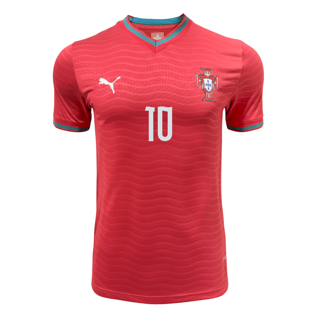 Tricouri Fotbal Portugalia BERNARDO #10 Acasă Cupa Mondială 2026 Authentic