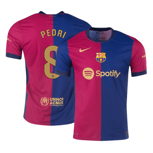 Tricouri Fotbal Barcelona PEDRI #8 Acasă 2024/25 Authentic