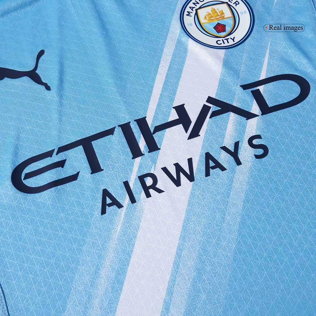 Tricouri Fotbal Manchester City RODRIGO #16 Acasă 2025/26 Authentic