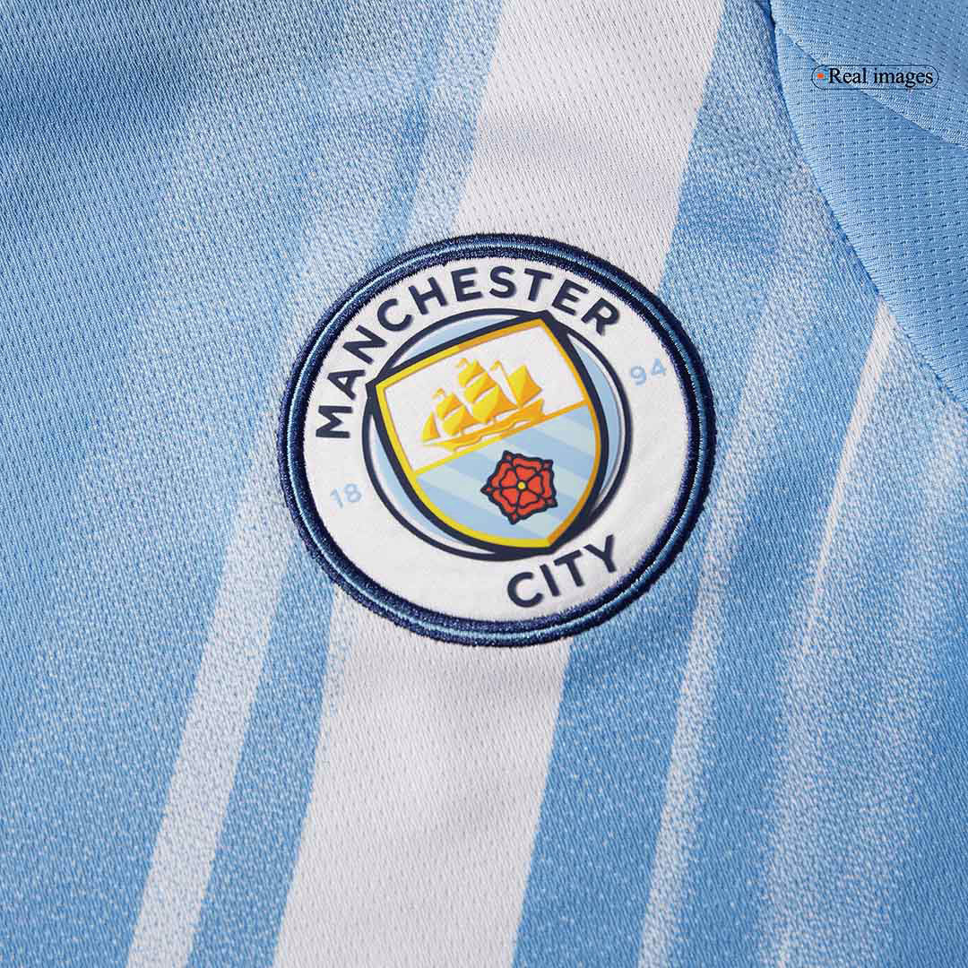 Tricouri Fotbal Manchester City RODRIGO #16 Acasă 2025/26 - Premium