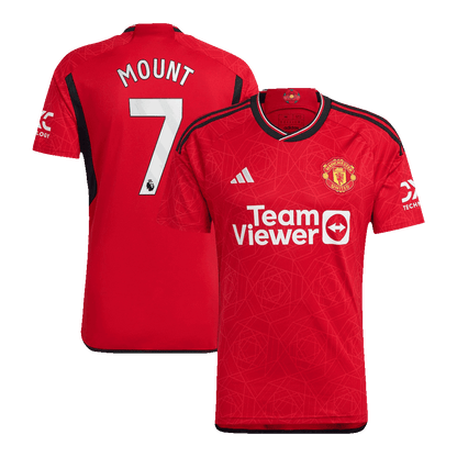 Tricouri Fotbal Manchester United MOUNT #7 Acasă 2023/24