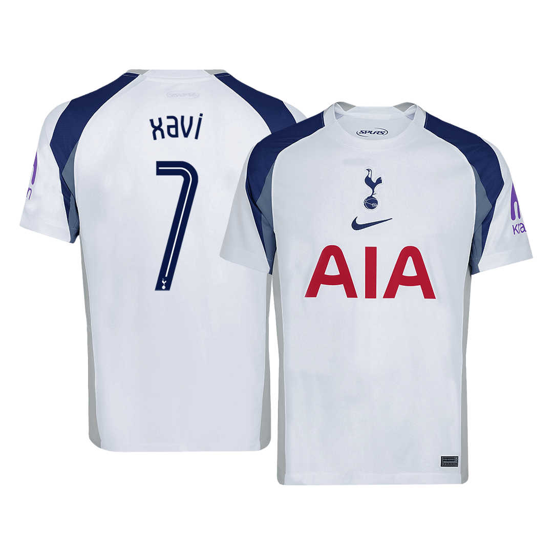 Tricouri Fotbal Tottenham Hotspur XAVI #7 Acasă 2025/26 - UCL
