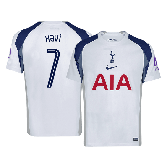 Tricouri Fotbal Tottenham Hotspur XAVI #7 Acasă 2025/26 - UCL