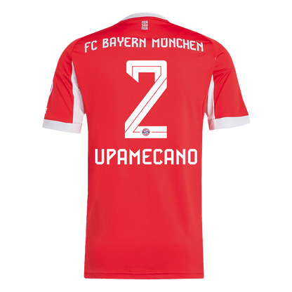 Tricouri Fotbal Bayern Munchen UPAMECANO #2 Acasă 2025/26 - Premium