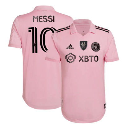 Tricouri Fotbal Inter Miami CF MESSI #10 Acasă 2023 Authentic