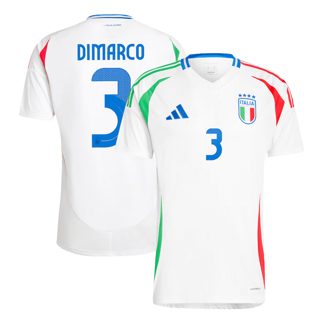 Tricouri Fotbal Italia DIMARCO #3 Deplasare 2024