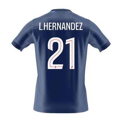 Tricouri Fotbal PSG L.HERNANDEZ #21 Acasă 2025/26 - Premium