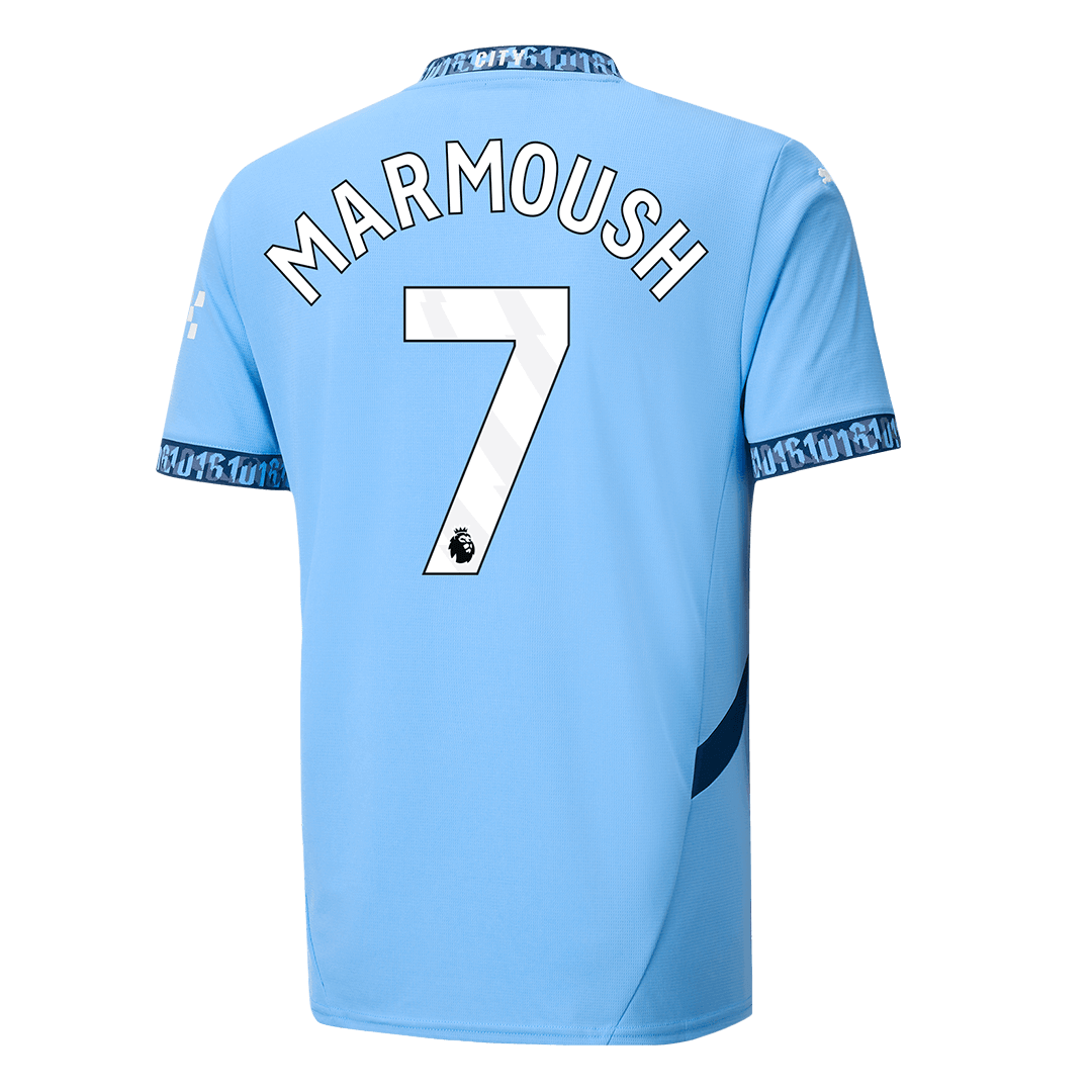 Tricouri Fotbal Manchester City MARMOUSH #7 Acasă 2024/25 - Super (mărime mare)