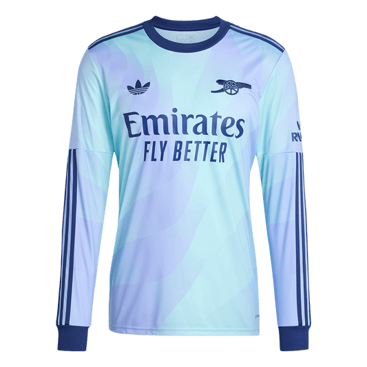 Tricouri Fotbal Arsenal Treilea 2024/25 Mânecă Lungă (mărime mare)