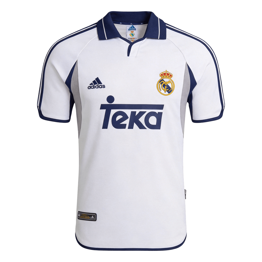 Tricouri Fotbal Vintage Real Madrid Acasă 2000/01
