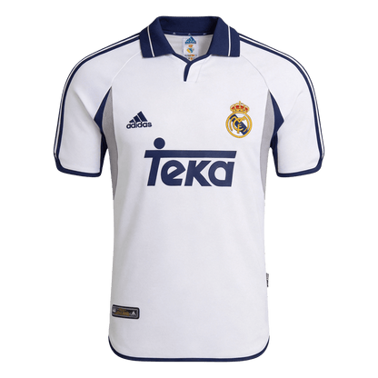 Tricouri Fotbal Vintage Real Madrid Acasă 2000/01