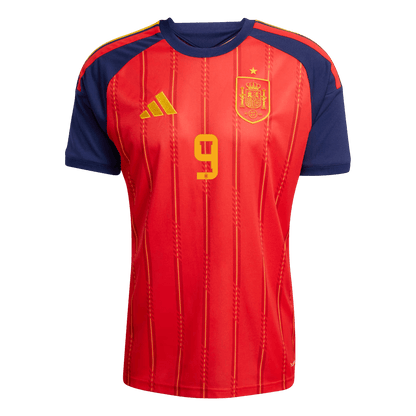 Tricouri Fotbal Spania GAVI #9 Acasă Cupa Mondială 2026 - Premium