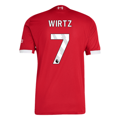 Tricouri Fotbal Liverpool WIRTZ #7 Acasă 2025/26 Authentic