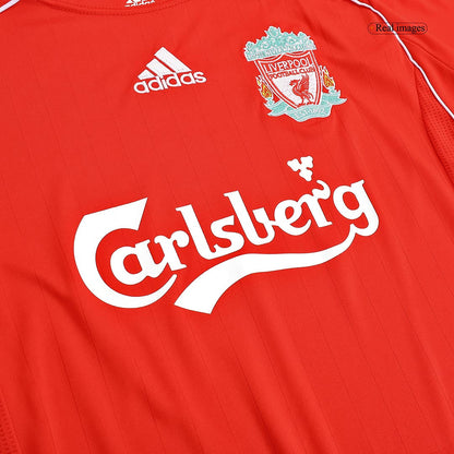 Tricouri Fotbal Vintage Liverpool Acasă 2006/07 (mărime mare)