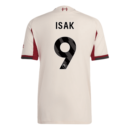 Tricouri Fotbal Liverpool ISAK ##9 Deplasare 2025/26 Authentic
