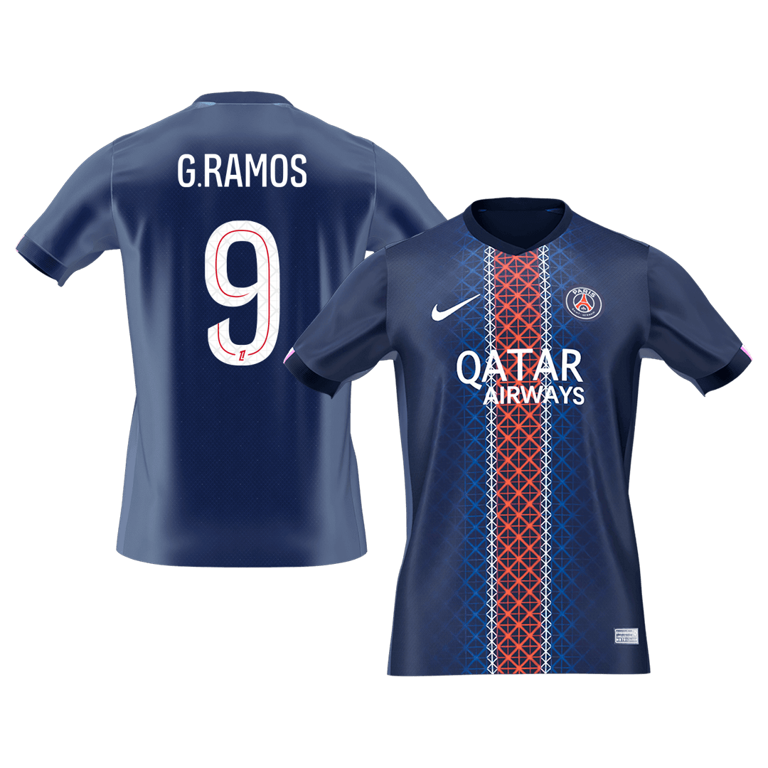 Tricouri Fotbal PSG G.RAMOS #9 Acasă 2025/26 - Premium