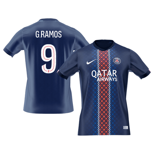 Tricouri Fotbal PSG G.RAMOS #9 Acasă 2025/26 - Premium