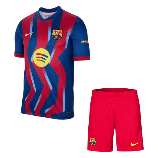 Set Tricouri Fotbal Barcelona Fourth Away 2025/26