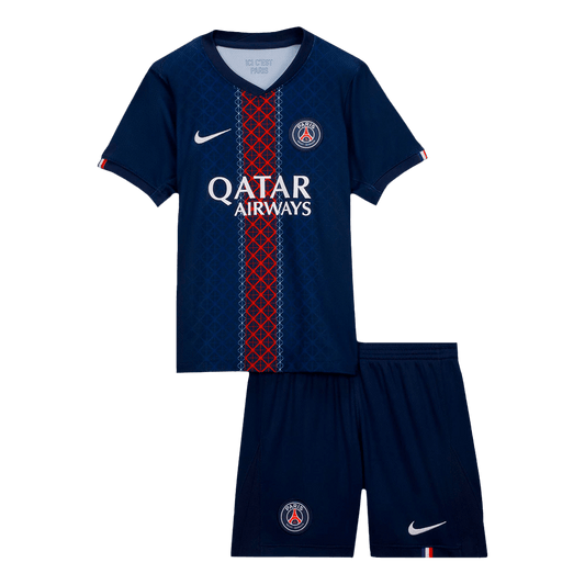Set Tricouri Fotbal PSG Acasă 2025/26 Pentru Copii