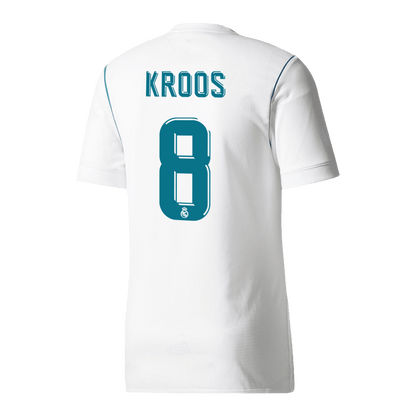 Tricouri Fotbal Vintage Real Madrid KROOS #8 Acasă 2017/18