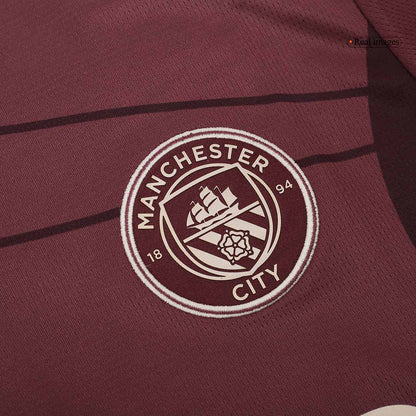 Tricouri Fotbal Manchester City Treilea 2024/25 (mărime mare)