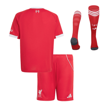 Set Tricouri Fotbal Liverpool Acasă 2025/26 Pentru Copii