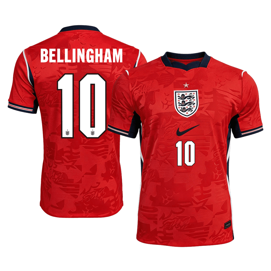 Tricouri Fotbal Anglia BELLINGHAM #10 Deplasare Cupa Mondială 2026