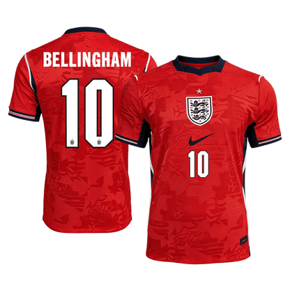 Tricouri Fotbal Anglia BELLINGHAM #10 Deplasare Cupa Mondială 2026