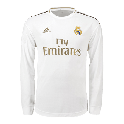 Tricouri Fotbal Real Madrid Acasă 2019/20 Mânecă Lungă (mărime mare)