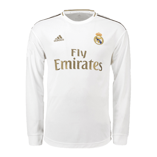 Tricouri Fotbal Real Madrid Acasă 2019/20 Mânecă Lungă (mărime mare)