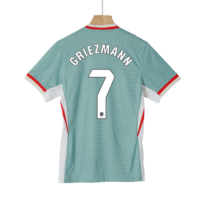 Tricouri Fotbal Atletico Madrid GRIEZMANN #7 Deplasare 2024/25 Authentic